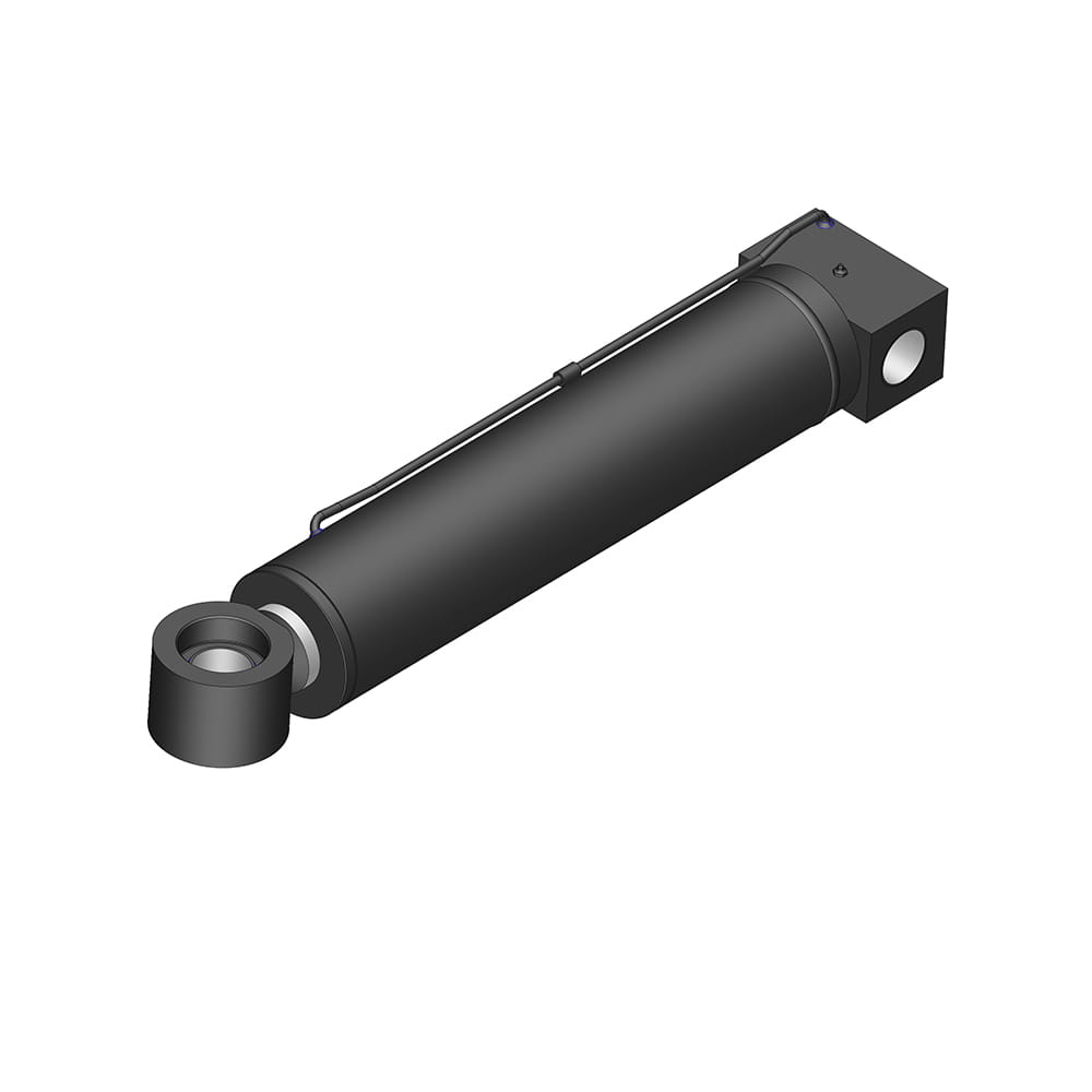 Bogseringshydraulisk utriggercylinder