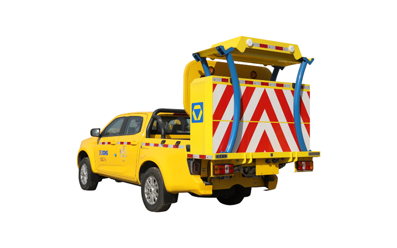 Hydraulisk cylinder för buffertfordonsskylt